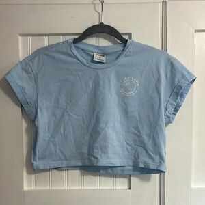 Gymshark Light Blue Crop Top